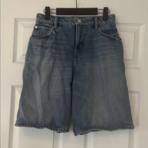 Anthropologie Light Blue Denim Shorts